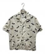 Schottショット）の古着「総柄シャツ」｜ホワイト