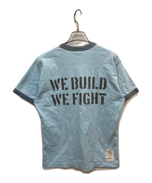 TOYS McCOY McHILL（トイズマッコイ）TOYS McCOY McHILL (トイズマッコイ) リンガーTシャツ ブルー サイズ:Mの古着・服飾アイテム