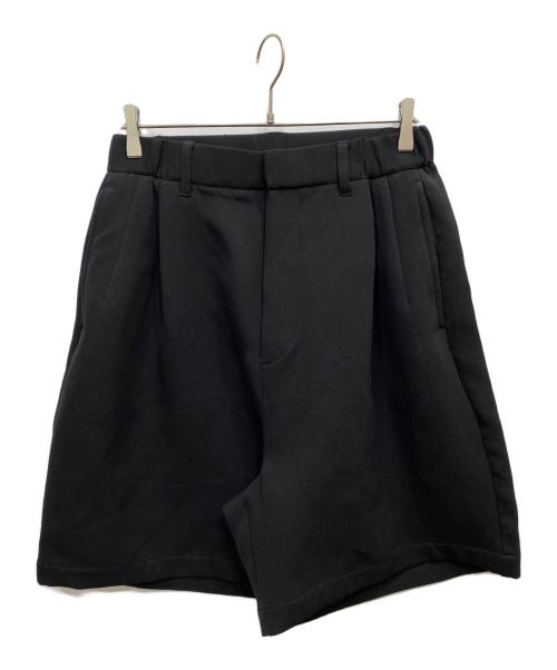 Lui's（ルイス）Lui's (ルイス) 二重織ライトウェイトワイドショーツ ブラック サイズ:Sの古着・服飾アイテム