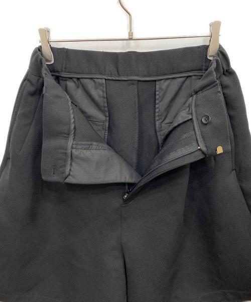 Lui's（ルイス）Lui's (ルイス) 二重織ライトウェイトワイドショーツ ブラック サイズ:Sの古着・服飾アイテム