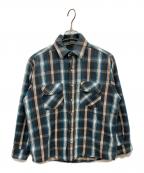 FIVE BROTHERファイブブラザー）の古着「チェックシャツ」｜グリーン