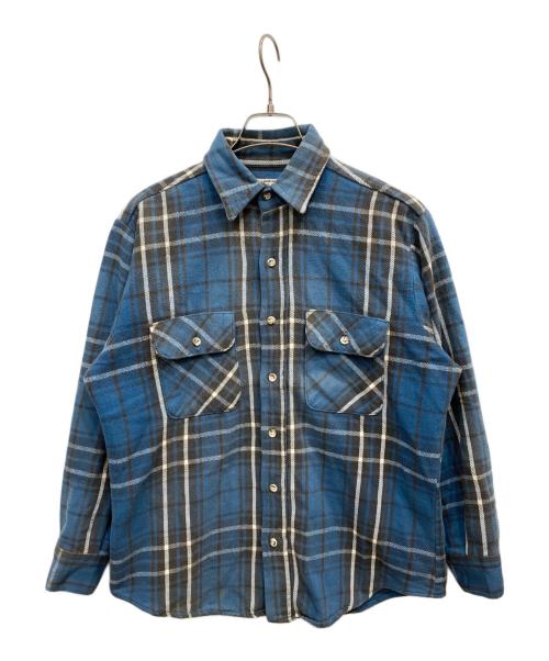 LEVI'S（リーバイス）LEVI'S (リーバイス) ALASKA チェックネルシャツ ブルー サイズ:Mの古着・服飾アイテム