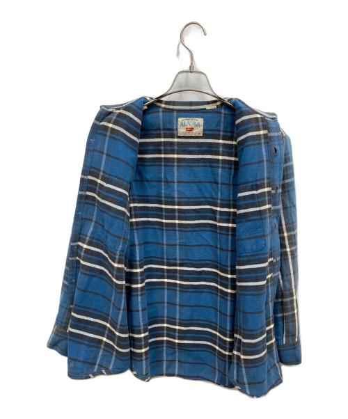 LEVI'S（リーバイス）LEVI'S (リーバイス) ALASKA チェックネルシャツ ブルー サイズ:Mの古着・服飾アイテム