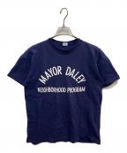 Championチャンピオン）の古着「ヴィンテージナンバリングTシャツ」｜ネイビー