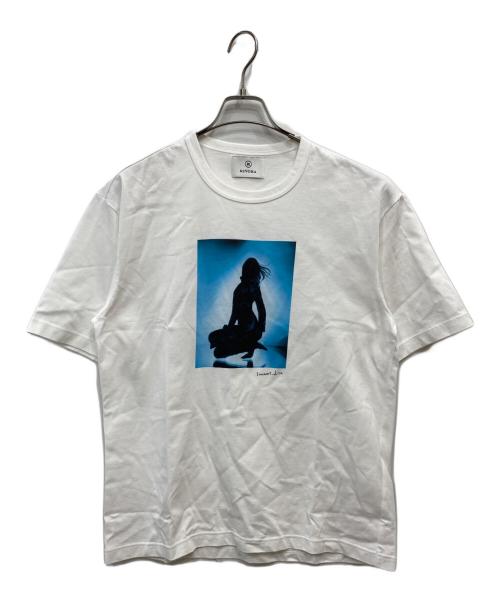 RIVORA（リヴォラ）RIVORA (リヴォラ) プリントTシャツ ホワイト サイズ:Lの古着・服飾アイテム