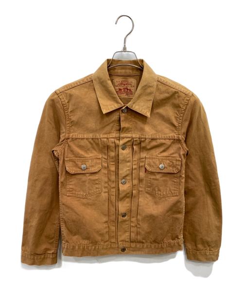 TCB jeans（ティーシービー ジーンズ）TCB jeans (ティーシービー ジーンズ) セカンドタイプダックジャケット ブラウン サイズ:40の古着・服飾アイテム