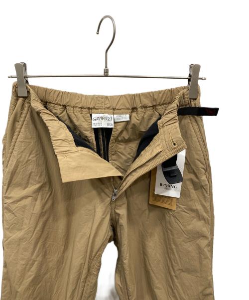 GRAMICCI（グラミチ）GRAMICCI (グラミチ) ナイロンフリーストラックパンツ ブラウン サイズ:S 未使用品の古着・服飾アイテム