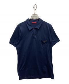 中古・古着通販】PRADA (プラダ) ポロシャツ ネイビー サイズ:XXL