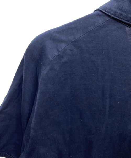 PRADA（プラダ）PRADA (プラダ) ロゴポロシャツ ネイビー サイズ:Mの古着・服飾アイテム