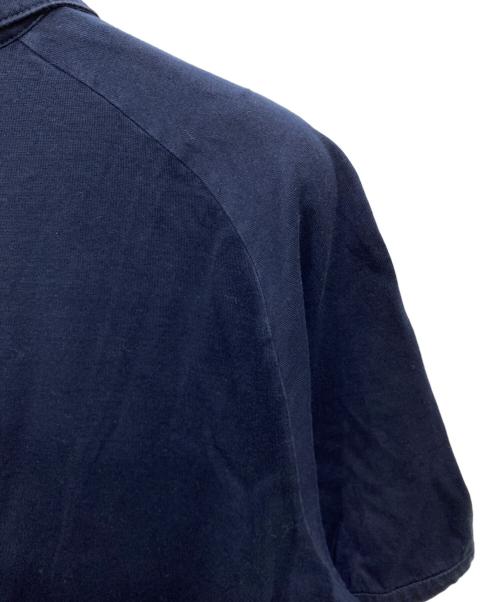 PRADA（プラダ）PRADA (プラダ) ロゴポロシャツ ネイビー サイズ:Mの古着・服飾アイテム