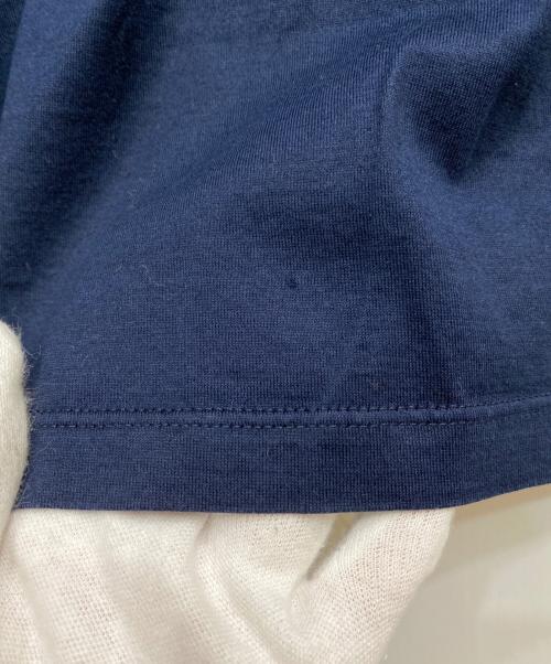 PRADA（プラダ）PRADA (プラダ) ロゴポロシャツ ネイビー サイズ:Mの古着・服飾アイテム