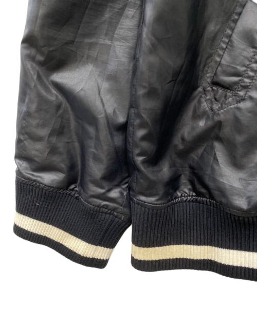 BURBERRY BLACK LABEL（バーバリーブラックレーベル）BURBERRY BLACK LABEL (バーバリーブラックレーベル) ジップアップリバーシブルブルゾン ブラック サイズ:3の古着・服飾アイテム