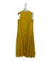 Audrey and John Wad (オードリーアンドジョンワッド) C/Nタックフレアロングドレス イエロー サイズ:ＦＲＥＥ：4000円