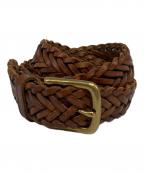 L.L.Beanエルエルビーン）の古着「エッセンシャル・ブレイド・レザー・ベルト」｜ブラウン