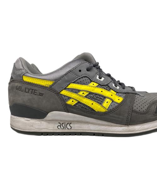 asics（アシックス）asics (アシックス) KITH (キス) GEL LYTE III  REMASTERED グレー×イエロー サイズ:27.5cmの古着・服飾アイテム
