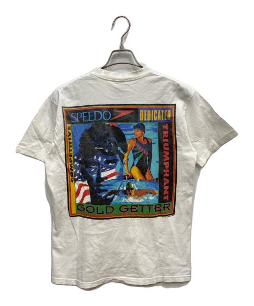 SPEEDO（スピード）SPEEDO (スピード) 90's ヴィンテージTシャツ ホワイト サイズ:Mの古着・服飾アイテム