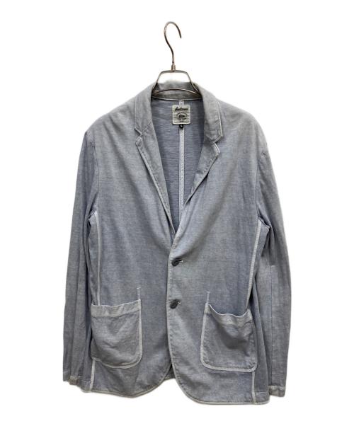 JACKMAN（ジャックマン）JACKMAN (ジャックマン) ピグメント カットソージャケット ブルー サイズ:Lの古着・服飾アイテム