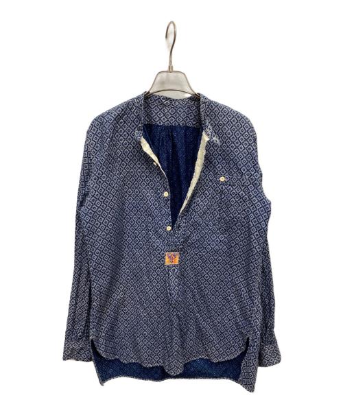 SUGAR CANE（シュガーケーン）SUGAR CANE (シュガーケーン) CALICO PUEBLO TRADE SHIRT ブルー サイズ:不明の古着・服飾アイテム
