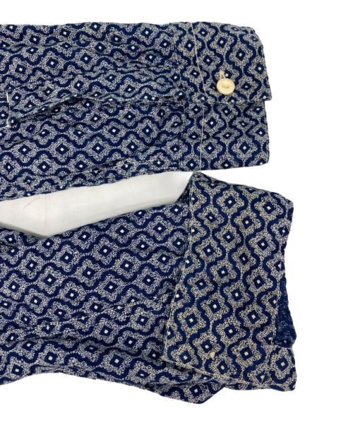 SUGAR CANE（シュガーケーン）SUGAR CANE (シュガーケーン) CALICO PUEBLO TRADE SHIRT ブルー サイズ:不明の古着・服飾アイテム