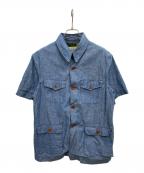 MISTER FREEDOMミスターフリーダム）の古着「半袖シャツ」｜インディゴ