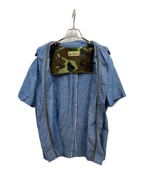 MISTER FREEDOM（ミスターフリーダム）MISTER FREEDOM (ミスターフリーダム) 半袖シャツ インディゴ サイズ:Mの古着・服飾アイテム