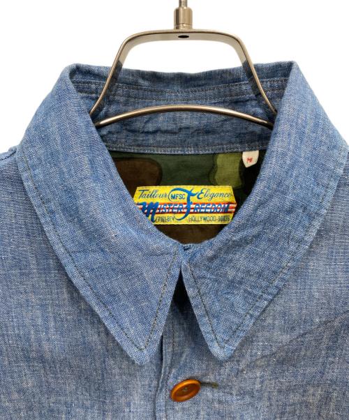 MISTER FREEDOM（ミスターフリーダム）MISTER FREEDOM (ミスターフリーダム) 半袖シャツ インディゴ サイズ:Mの古着・服飾アイテム