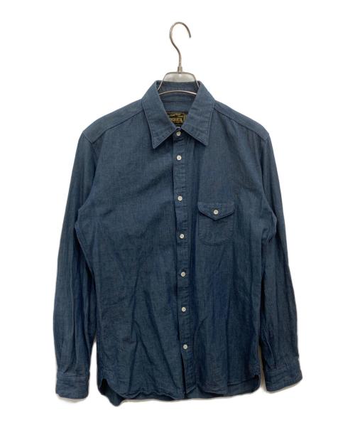 ORGUEIL（オルゲイユ）ORGUEIL (オルゲイユ) クラシックシャンブレーシャツ ブルー サイズ:38の古着・服飾アイテム
