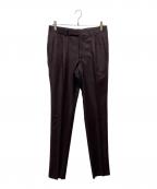 ERMENEGILDO ZEGNAエルメネジルド・ゼニア）の古着「タックパンツ」｜ダークブラウン
