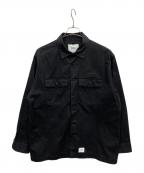 WTAPSダブルタップス）の古着「BUDS LS COTTON TWILL」｜ブラック