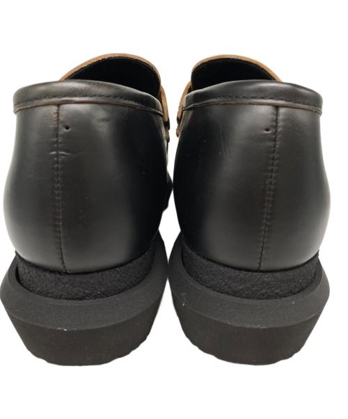 sacai（サカイ）sacai (サカイ) ビブラムソールレザーコインローファー ブラック サイズ:42の古着・服飾アイテム