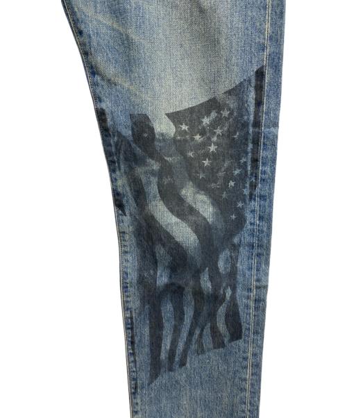 AVIREX（アヴィレックス）AVIREX (アヴィレックス) TYPE BLUEデニムパンツ ブルー サイズ:W32の古着・服飾アイテム