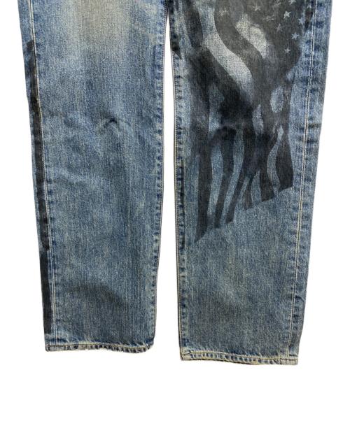 AVIREX（アヴィレックス）AVIREX (アヴィレックス) TYPE BLUEデニムパンツ ブルー サイズ:W32の古着・服飾アイテム