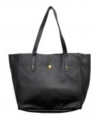 BLUE LABEL CRESTBRIDGEブルーレーベルクレストブリッジ）の古着「レザートートバッグ」｜ブラック