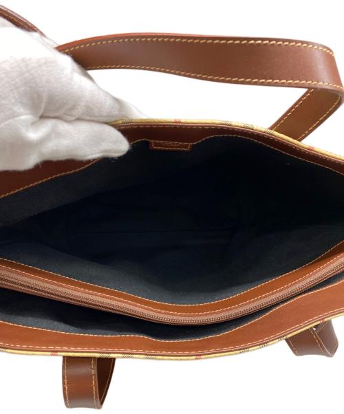BURBERRY LONDON（バーバリーロンドン）BURBERRY LONDON (バーバリーロンドン) ノバチェックトートバッグ ブラウンの古着・服飾アイテム