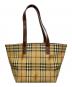 BURBERRY LONDON（バーバリーロンドン）の古着「ノバチェックトートバッグ」｜ブラウン