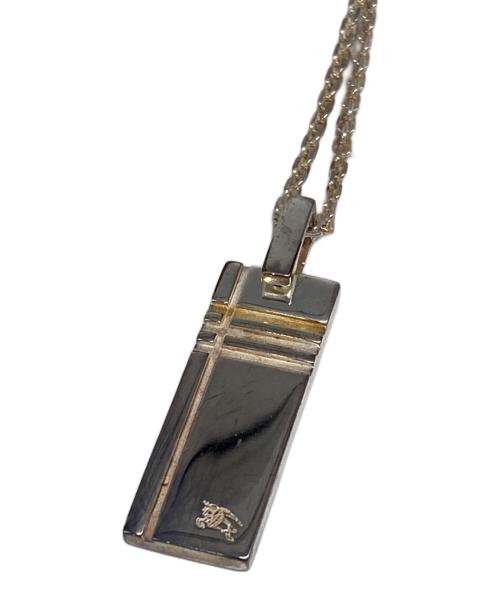 BURBERRY BLACK LABEL（バーバリーブラックレーベル）BURBERRY BLACK LABEL (バーバリーブラックレーベル) シルバーネックレス シルバーの古着・服飾アイテム