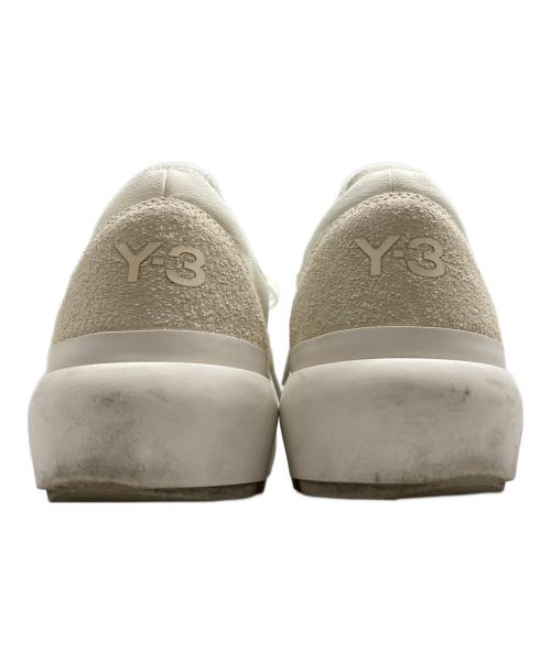 Y-3（ワイスリー）Y-3 (ワイスリー) AJATU COURT FORMAL ホワイト×ベージュ サイズ:26.5の古着・服飾アイテム