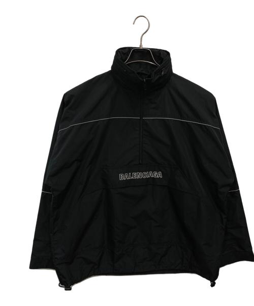 BALENCIAGA（バレンシアガ）BALENCIAGA (バレンシアガ) 19SS アノラック ウィンドブレーカー ジャケット ブラック サイズ:44の古着・服飾アイテム