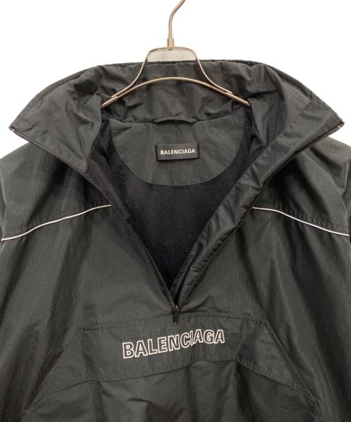BALENCIAGA（バレンシアガ）BALENCIAGA (バレンシアガ) 19SS アノラック ウィンドブレーカー ジャケット ブラック サイズ:44の古着・服飾アイテム