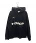 Y-3（ワイスリー）の古着「Graphic Logo Hoodie」｜ブラック