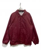 GROUND Yグラウンドワイ）の古着「コーチジャケット」｜バーガンディー