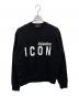 DSQUARED2（ディースクエアード）の古着「Icon Crewneck Sweatshirt」｜ブラック