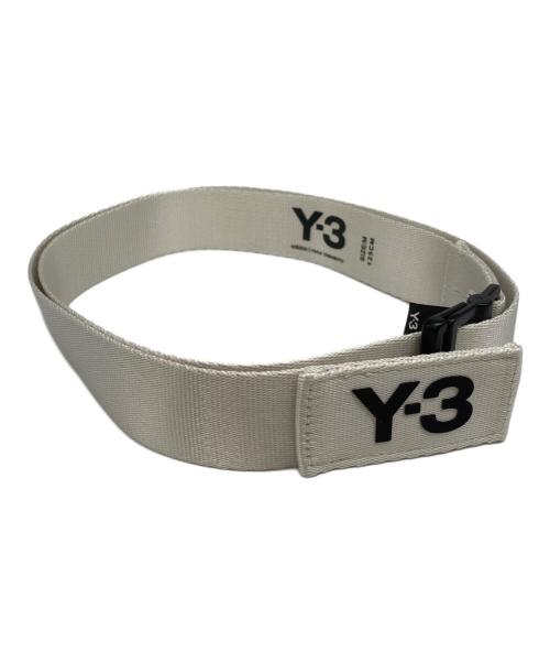 Y-3（ワイスリー）Y-3 (ワイスリー) CLASSIC LOGO BELT ホワイト サイズ:Ｍの古着・服飾アイテム