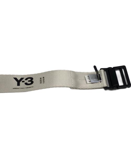 Y-3（ワイスリー）Y-3 (ワイスリー) CLASSIC LOGO BELT ホワイト サイズ:Ｍの古着・服飾アイテム