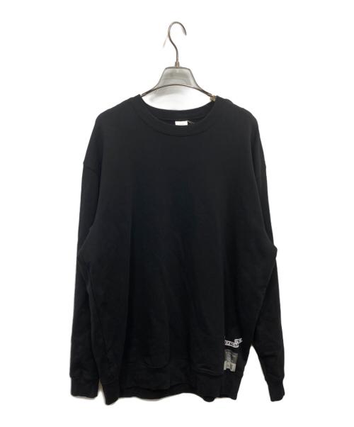 blackmeans（ブラックミーンズ）blackmeans (ブラックミーンズ) クロスボーンスウェット ブラック サイズ:ＸＬの古着・服飾アイテム