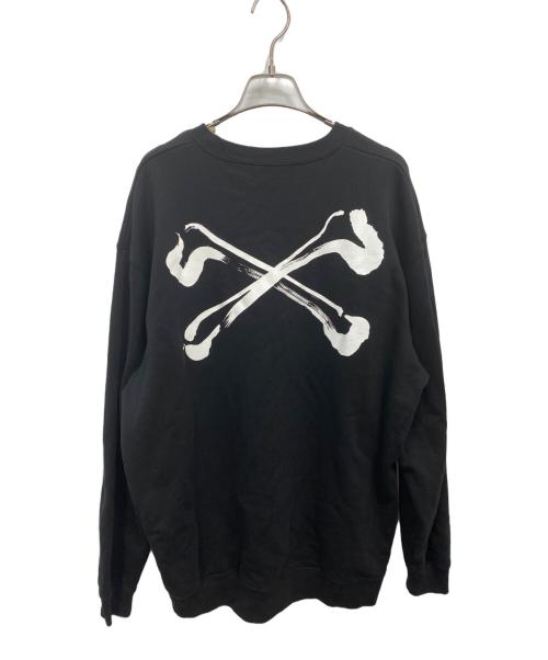 blackmeans（ブラックミーンズ）blackmeans (ブラックミーンズ) クロスボーンスウェット ブラック サイズ:ＸＬの古着・服飾アイテム