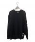 blackmeans（ブラックミーンズ）の古着「クロスボーンスウェット」｜ブラック