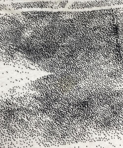 TULTEX（タルテックス）TULTEX (タルテックス) 全面プリントヴィンテージTシャツ グレー サイズ:ＸＬの古着・服飾アイテム