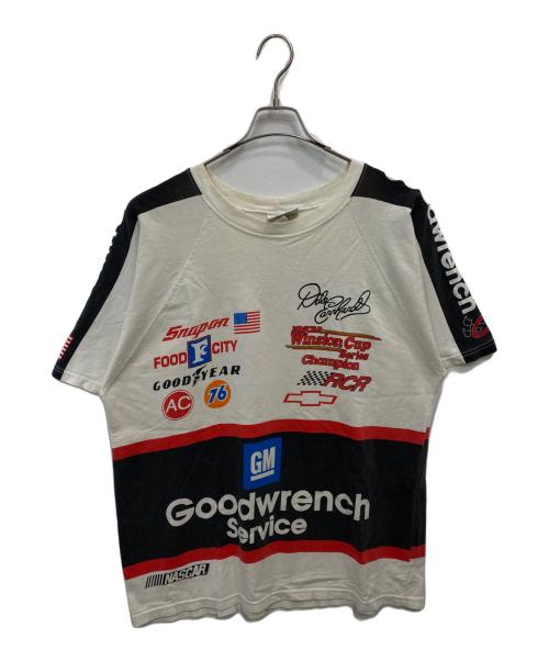 HASE AUTHENTICS（ハセ オーセンティックス）HASE AUTHENTICS (ハセ オーセンティックス) ヴィンテージレーシングTシャツ ホワイト サイズ:XLの古着・服飾アイテム