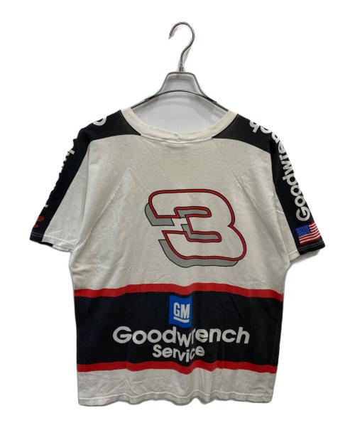 HASE AUTHENTICS（ハセ オーセンティックス）HASE AUTHENTICS (ハセ オーセンティックス) ヴィンテージレーシングTシャツ ホワイト サイズ:XLの古着・服飾アイテム